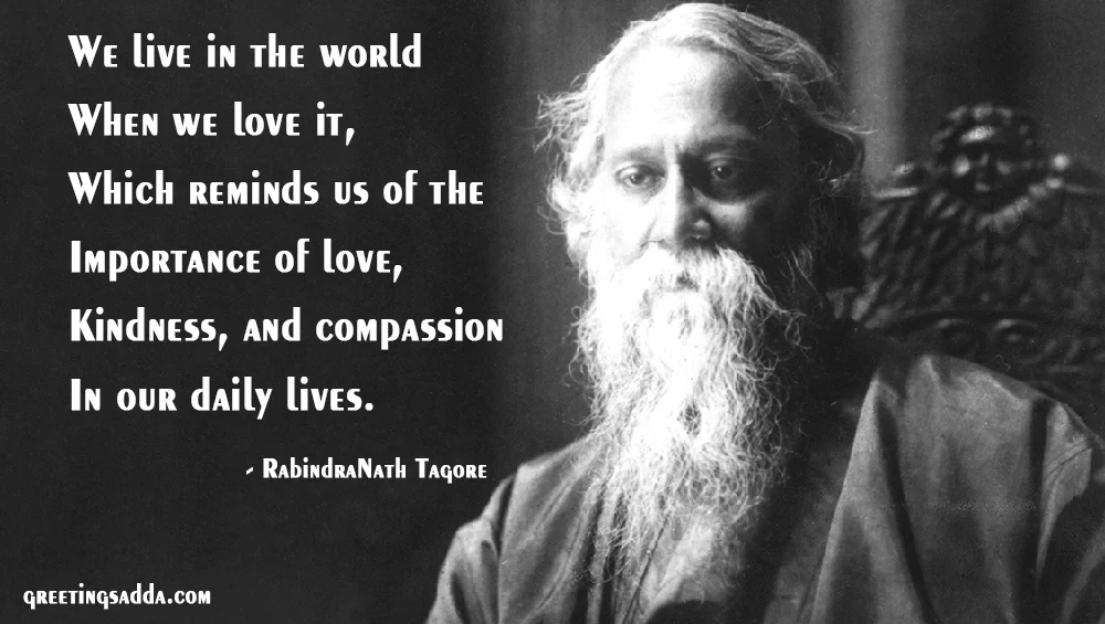 Rabindranath Tagore inspirational quotes