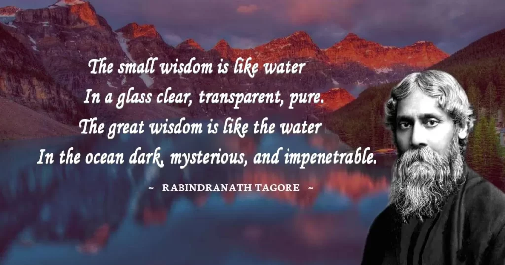rabindranath tagore quotes on success