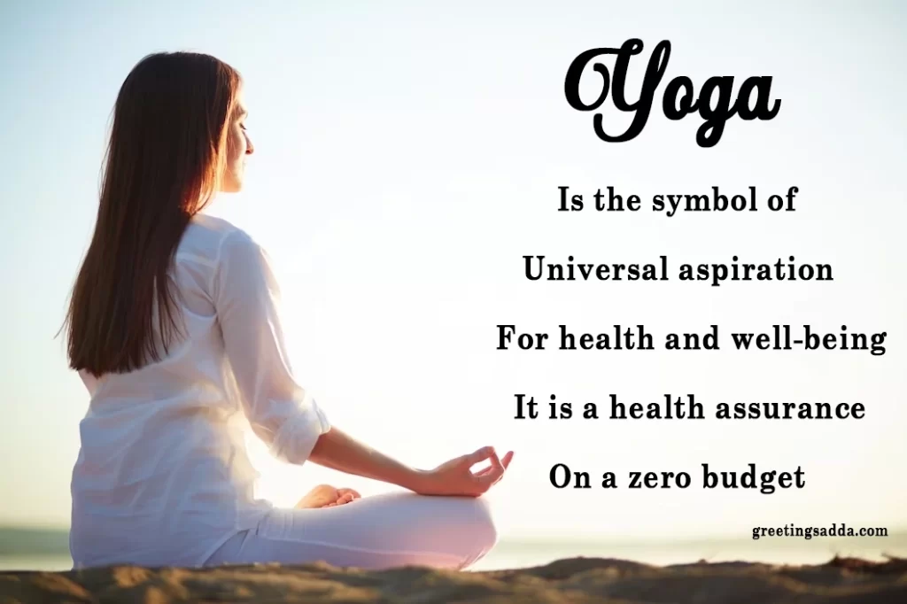 best slogans on yoga day